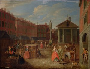 Widok na Covent Garden (patrz 145738 dla pary) autorstwa Joseph van Aken